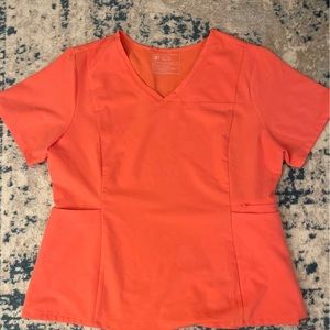 NWOT figs Amapa scrub top in Hot coral xxl (2xl)